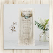 Hochzeitsprogramm für Ankläger und Rose Programm