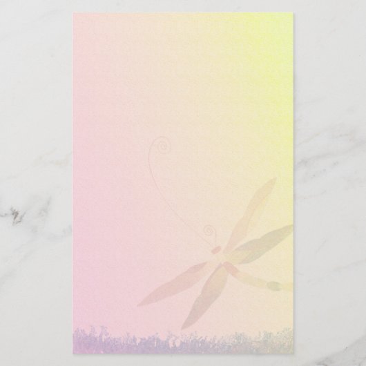 Hochzeitsprogramm für blassgelbe und rosafarbene L (Rückseite)