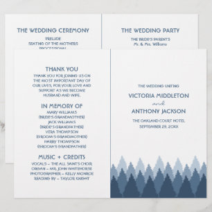 Hochzeitsprogramm für Blauwaldgebiete