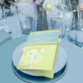 Hochzeitsprogramm für Blume und Bienen