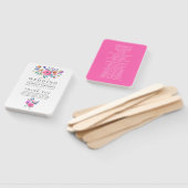Hochzeitsprogramm für Blumenkohl in Pink Fächer (Non-assembled)