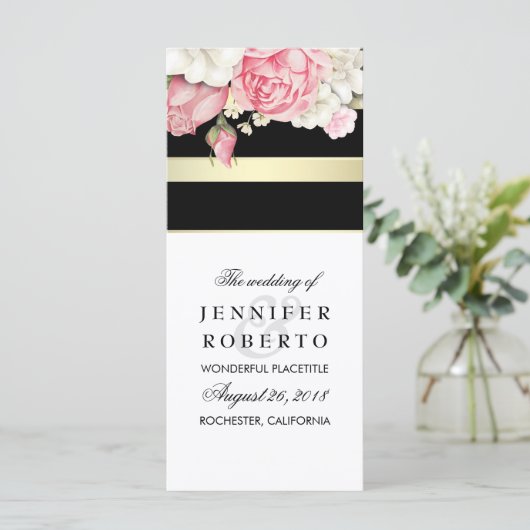 Hochzeitsprogramm für Blumenkohl Programm (Stehend Vorderseite)