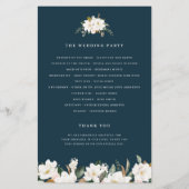 Hochzeitsprogramm für Blumenzwiebeln (Rückseite)