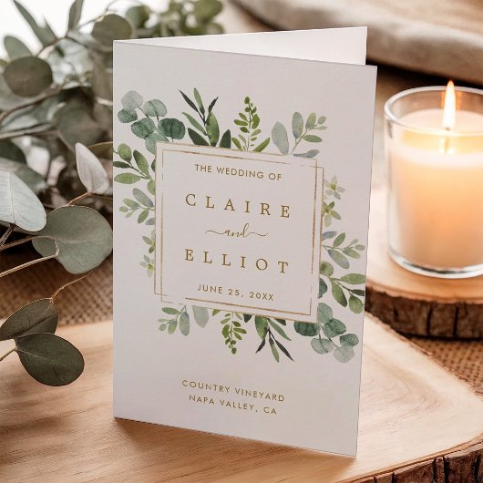 Hochzeitsprogramm für botanische Goldgräber