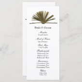 Hochzeitsprogramm für Buchliebhaber Programm (Vorne/Hinten)