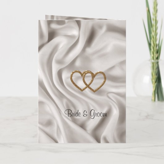 Hochzeitsprogramm für Creme Wedding Set Programm (Rückseite)