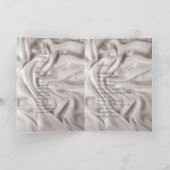 Hochzeitsprogramm für Creme Wedding Set Programm (Innenseite)