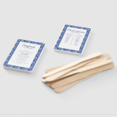 Hochzeitsprogramm für das Blaue Mittelmeer Fächer (Non-assembled)