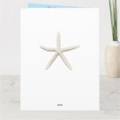 Hochzeitsprogramm für das Tropical Beach Seashell Dankeskarte (Rückseite)