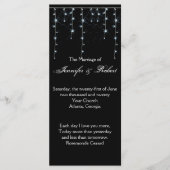 Hochzeitsprogramm für den Weingarten Mitternacht Programm (Vorderseite)