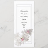 Hochzeitsprogramm für die Blume Programm (Vorderseite)