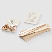 Hochzeitsprogramm für die Blumen-Erde-Tones im ele Fächer (Non-assembled)