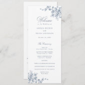 Hochzeitsprogramm für die französische Kulturstadt Programm (Vorne/Hinten)