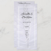 Hochzeitsprogramm für die Kirche Programm (Vorne/Hinten)