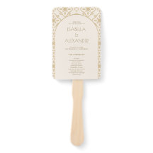 Hochzeitsprogramm für die mediterrane Tile Arch