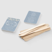 Hochzeitsprogramm für dutzende blaue String-Lichte Fächer (Non-assembled)