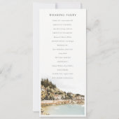 Hochzeitsprogramm für Elegant Verona Adige Einladung (Rückseite)