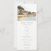 Hochzeitsprogramm für Elegant Verona Adige Einladung (Vorderseite)