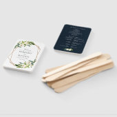 Hochzeitsprogramm für Elfenbeinblumen Fächer (Non-assembled)