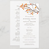 Hochzeitsprogramm für glanzvolle Branchen Programm (Vorne/Hinten)