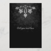 Hochzeitsprogramm für gotische Dunkle Romantik Programm (Vorderseite)