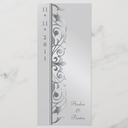 Hochzeitsprogramm für Großherzogin Programm (Vorderseite)