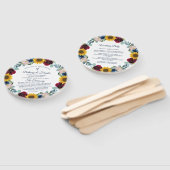 Hochzeitsprogramm für Grünblumen Fächer (Non-assembled)