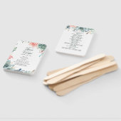 Hochzeitsprogramm für Grünpflanzen und Rosen in Ro Fächer (Non-assembled)