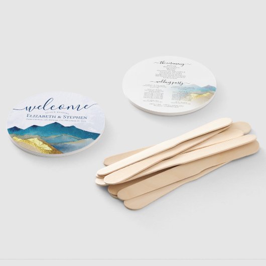 Hochzeitsprogramm für Hochzeitsfeiern Fächer (Non-assembled)