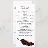 Hochzeitsprogramm für Jahrgänge Programm (Vorne/Hinten)