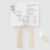 Hochzeitsprogramm für Kletterhexen: Fächer (Vorne und Hinten)