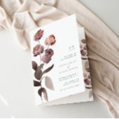 Hochzeitsprogramm für lila Blumengärten Programm