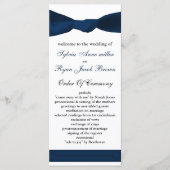 Hochzeitsprogramm für Marinebussen Programm (Vorderseite)