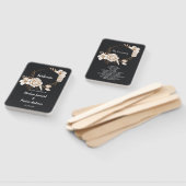 Hochzeitsprogramm für moderne geometrische Rahmen  Fächer (Non-assembled)