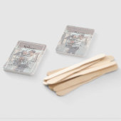 Hochzeitsprogramm für moderne Vellum-Effekt-Overla Fächer (Non-assembled)