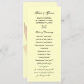 Hochzeitsprogramm für Oak Leaf im Herbst Programm (Vorne/Hinten)