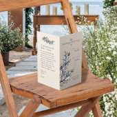 Hochzeitsprogramm für Olivenzweige