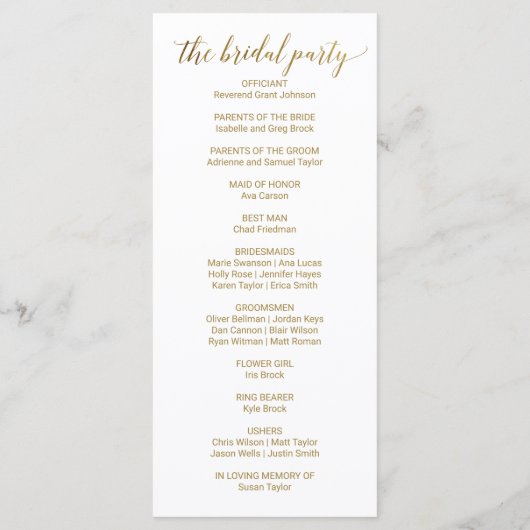 Hochzeitsprogramm für Peach and Pink Peony Blume Programm (Rückseite)