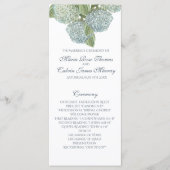 Hochzeitsprogramm für Peonies Programm (Vorderseite)