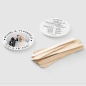 Hochzeitsprogramm für personalisierte Fotos Fächer (Non-assembled)