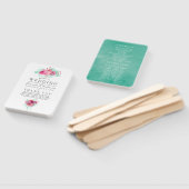 Hochzeitsprogramm für Rosa und Minzflora Fächer (Non-assembled)