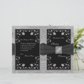 Hochzeitsprogramm für Schwarze und Zackenbarsche (Stehend Vorderseite)