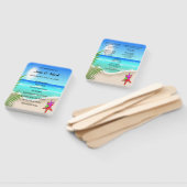 Hochzeitsprogramm für Strandfans Fächer (Non-assembled)