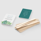 Hochzeitsprogramm für tropische botanische Blätter Fächer (Non-assembled)