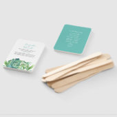 Hochzeitsprogramm für tropische botanische Blätter Fächer (Non-assembled)