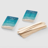 Hochzeitsprogramm für tropische Sandstrände Fächer (Non-assembled)