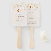 Hochzeitsprogramm für Vintage Himmelsstars