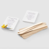 Hochzeitsprogramm für Vögel des Paradieses Fächer (Non-assembled)