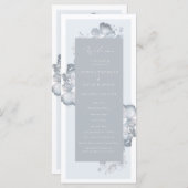 Hochzeitsprogramm für Wasserfarben Programm (Vorne/Hinten)