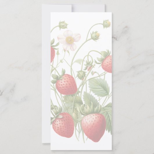 Hochzeitsprogramm für Wasserfarbenbeeren (Rückseite)